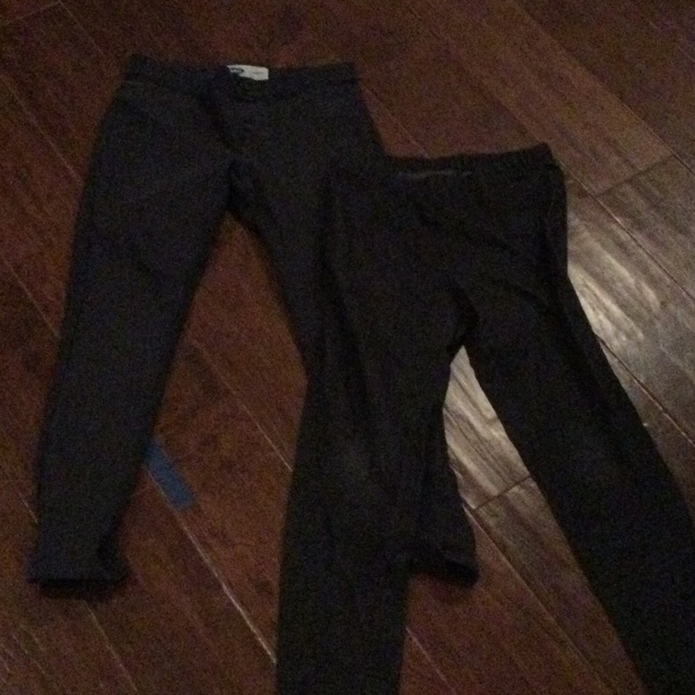 2 girls leggings - old navy and cat&jack